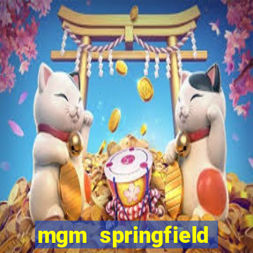 mgm springfield slot payout percentage