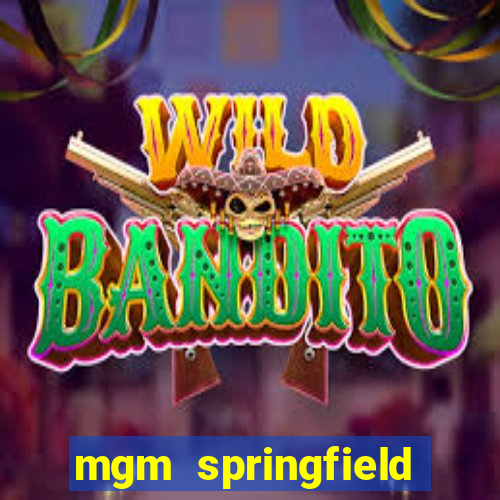 mgm springfield slot payout percentage