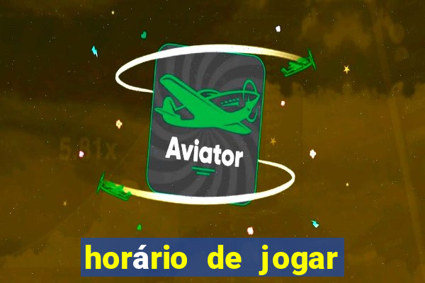 horário de jogar fortune rabbit