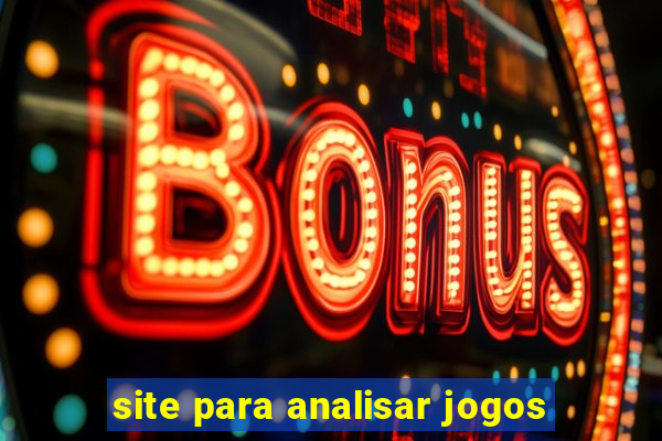 site para analisar jogos