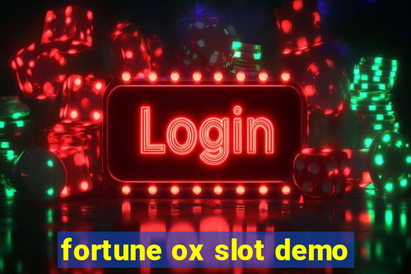 fortune ox slot demo