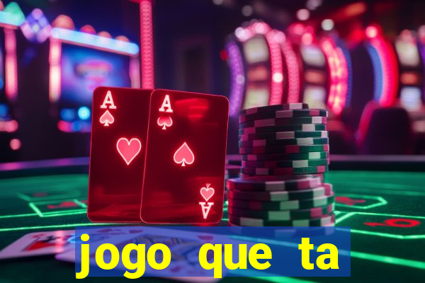 jogo que ta pagando na betano