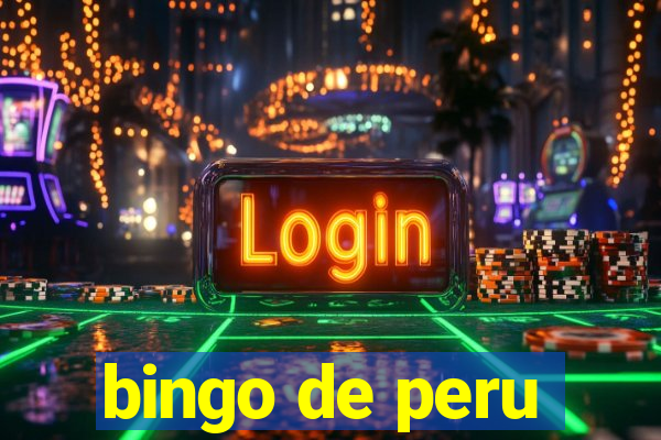 bingo de peru