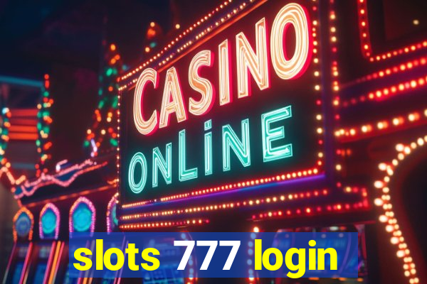 slots 777 login