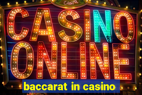 baccarat in casino