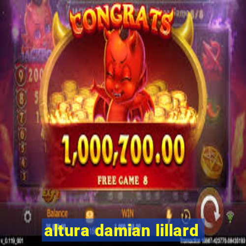 altura damian lillard