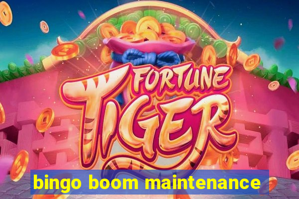 bingo boom maintenance