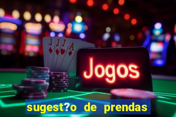 sugest?o de prendas para bingo