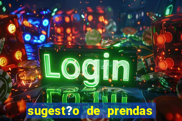 sugest?o de prendas para bingo