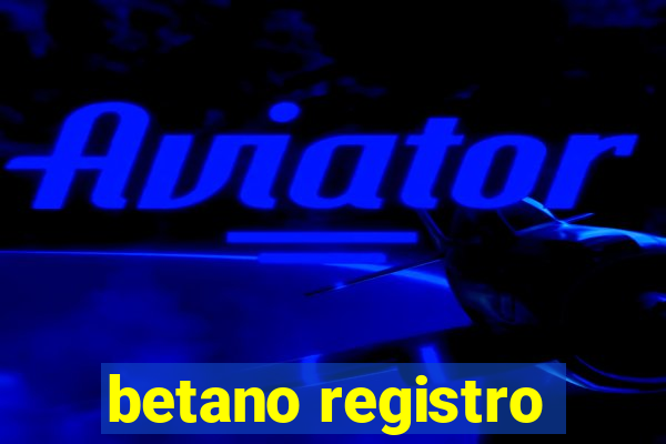 betano registro