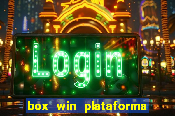 box win plataforma de jogos