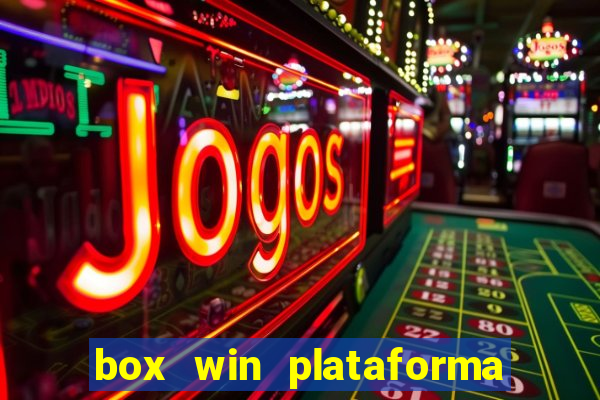 box win plataforma de jogos