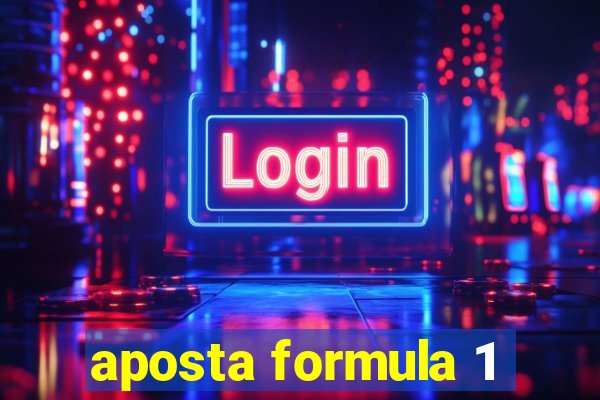 aposta formula 1