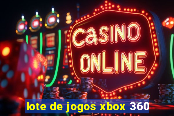 lote de jogos xbox 360