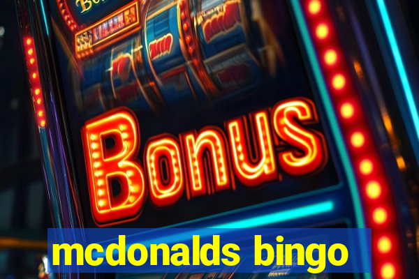 mcdonalds bingo