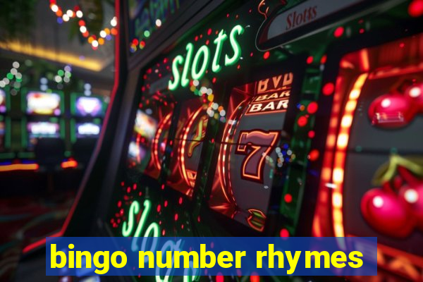 bingo number rhymes