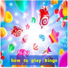 how to play bingo at home