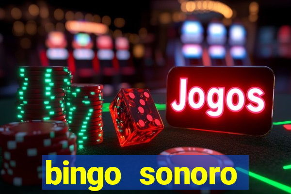 bingo sonoro educa??o infantil