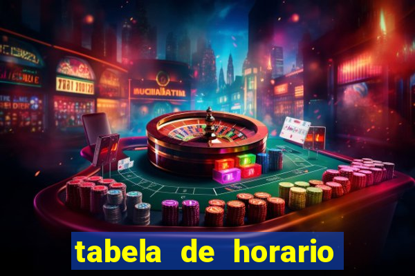 tabela de horario fortune tiger