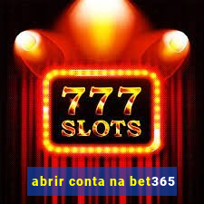 abrir conta na bet365