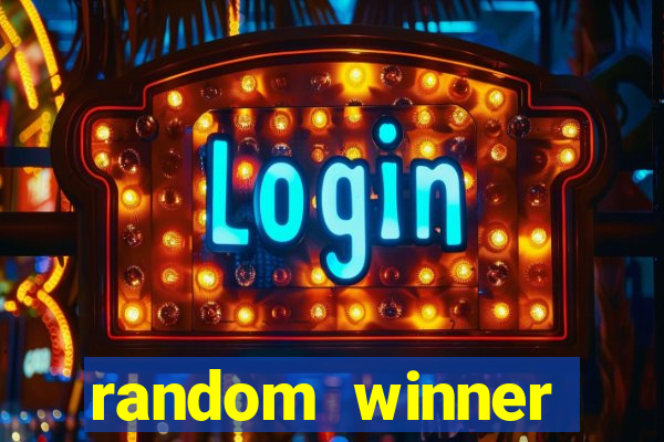 random winner triple play slot