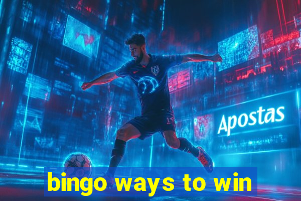 bingo ways to win