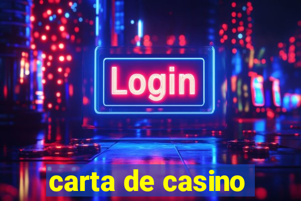 carta de casino