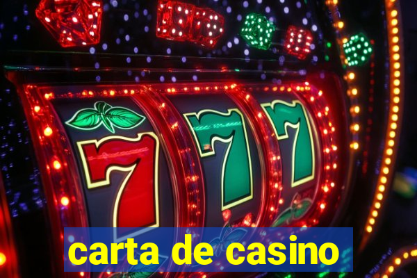 carta de casino