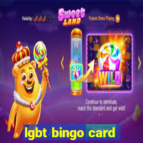 lgbt bingo card