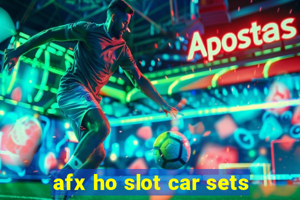 afx ho slot car sets