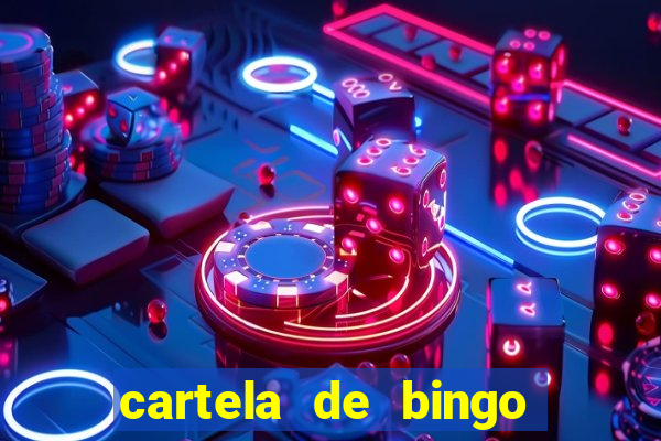 cartela de bingo até 30