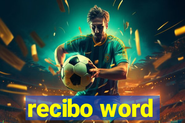 recibo word