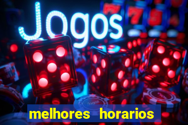 melhores horarios de jogar fortune tiger