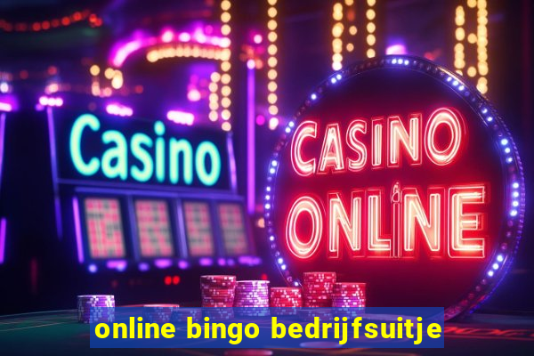 online bingo bedrijfsuitje