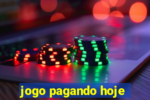 jogo pagando hoje