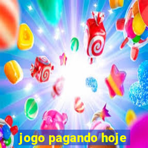 jogo pagando hoje