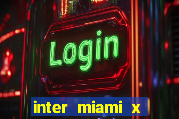 inter miami x cincinnati palpite