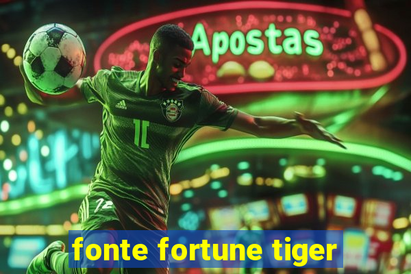 fonte fortune tiger