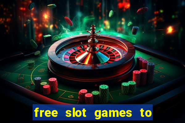 free slot games to play offline