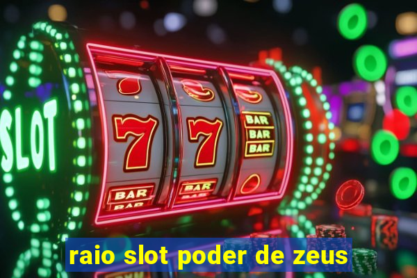 raio slot poder de zeus