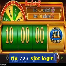 rio 777 slot login