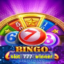 slot 777 winner paga mesmo