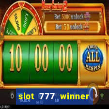 slot 777 winner paga mesmo