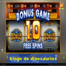 bingo de dinosaurios