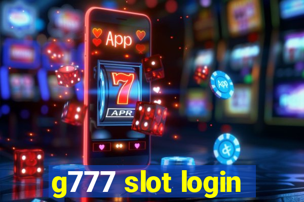 g777 slot login