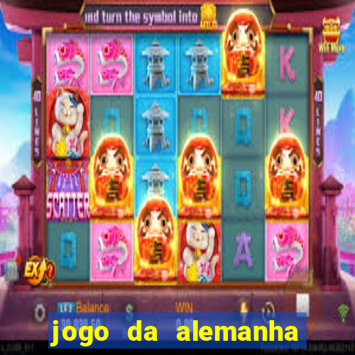 jogo da alemanha ao vivo