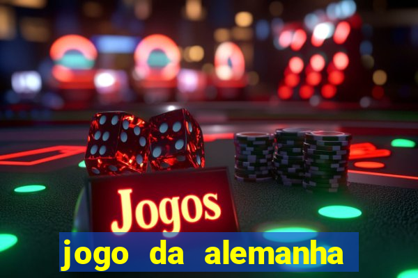 jogo da alemanha ao vivo