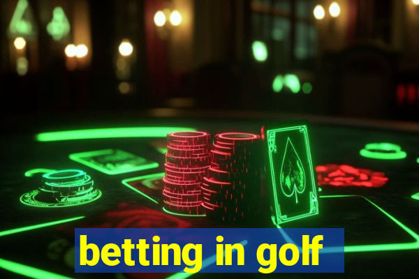 betting in golf