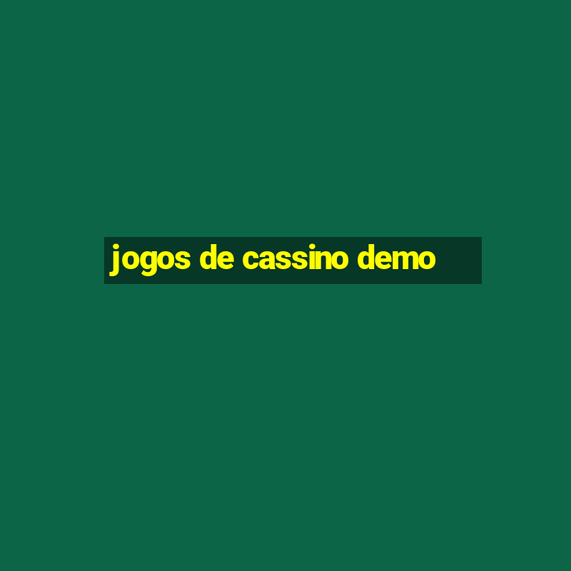 jogos de cassino demo