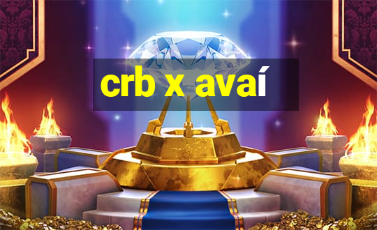 crb x avaí